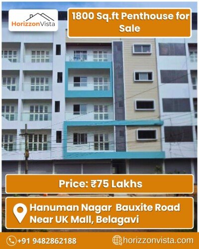 Luxurious Penthouse for Sale in Hanuman Nagar, Bauxite Road - Belagavi