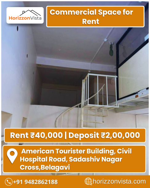 Commercial Space for Rent – Sadashiv Nagar Cross, Belagavi-3