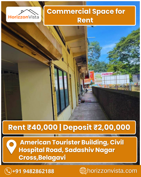Commercial Space for Rent – Sadashiv Nagar Cross, Belagavi-1